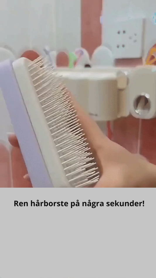 Självrengörande hårborste- för en fräsch hårvårdsrutin